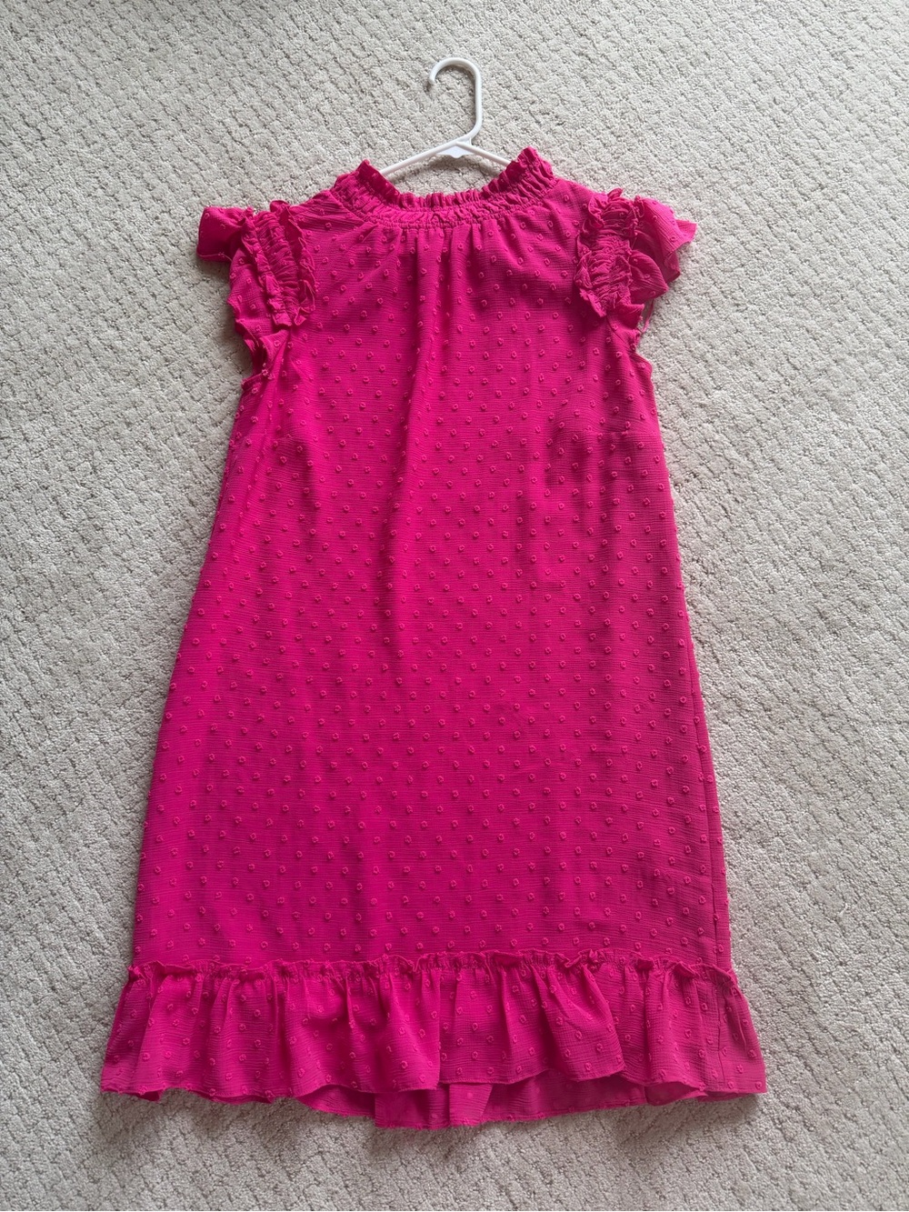 CeCe Bright Pink Ruffle Sleeve Nightgown